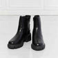 MMShoes What It Takes Lug Sole Chelsea Boots in Black by VYSN