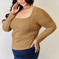 Basic Bae Full Size Ribbed Long Sleeve T-Shirt by VYSN