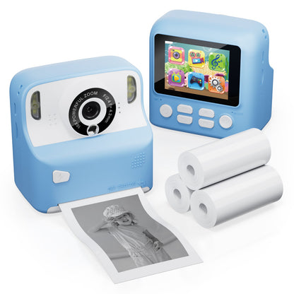 Contixo Instant Print Kids Toy Camera - Video, Games, 3 Paper Rolls Included by Contixo