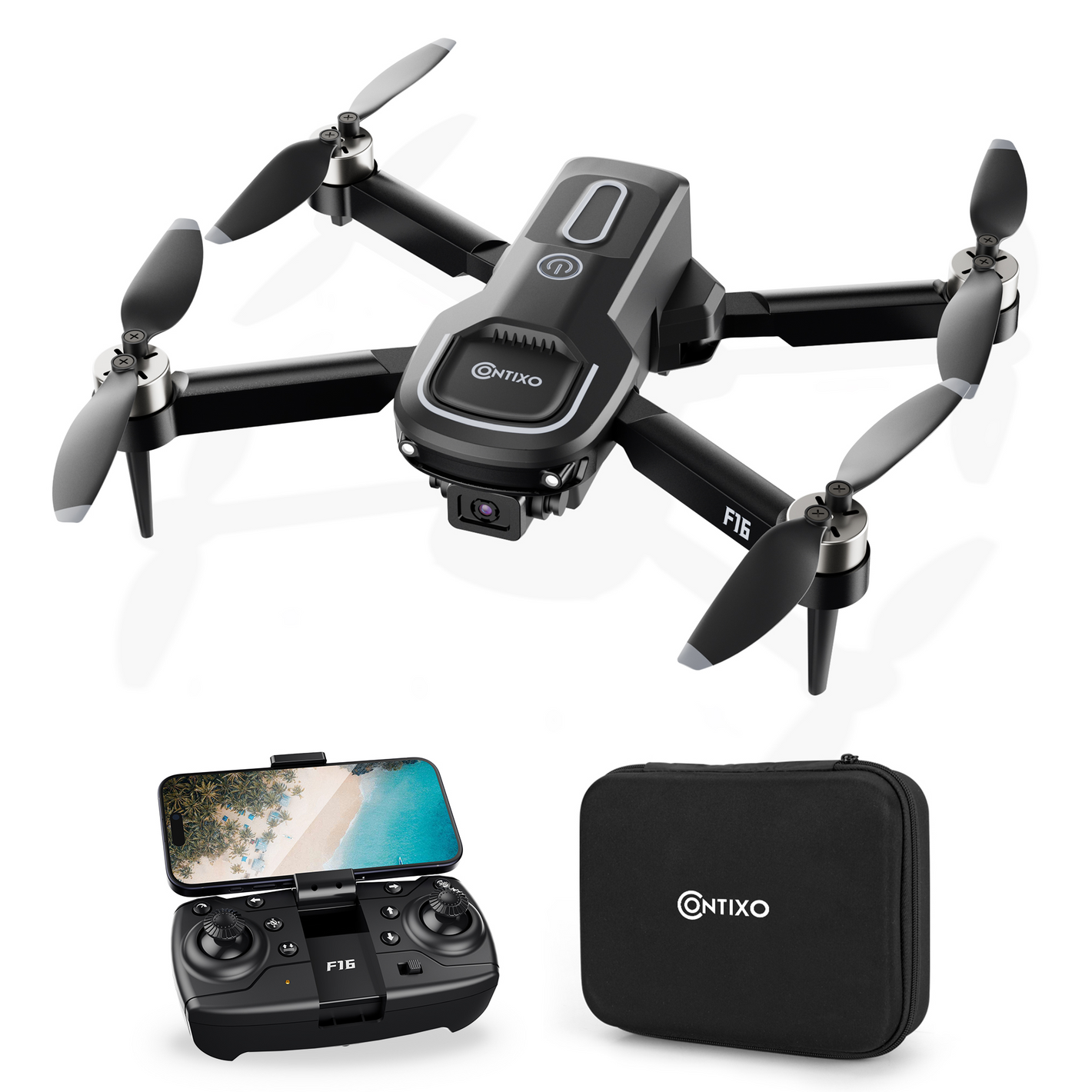 Contixo Arctic F16 FPV Stunt Drone - Includes 1 Battery for Beginners (2024 Model) by Contixo