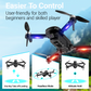 Contixo Arctic F16 FPV Stunt Drone - Includes 1 Battery for Beginners (2024 Model) by Contixo