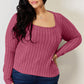 Basic Bae Full Size Ribbed Long Sleeve T-Shirt by VYSN