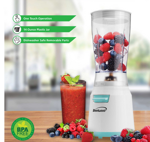 BRENTWD PERSONAL BLENDER-180W-BLUE