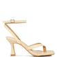 CELTY Ankle Strap Spool Heel Thong Sandals by VYSN