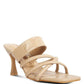 CHIRI Criss Cross Strap Spool Heel Sandsals by VYSN