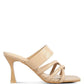 CHIRI Criss Cross Strap Spool Heel Sandsals by VYSN