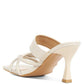 CHIRI Criss Cross Strap Spool Heel Sandsals by VYSN