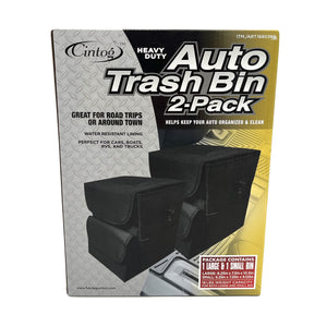 Cintog Heavy Duty Auto Trash Bin 2 Pack