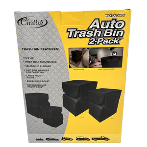 Cintog Heavy Duty Auto Trash Bin 2 Pack