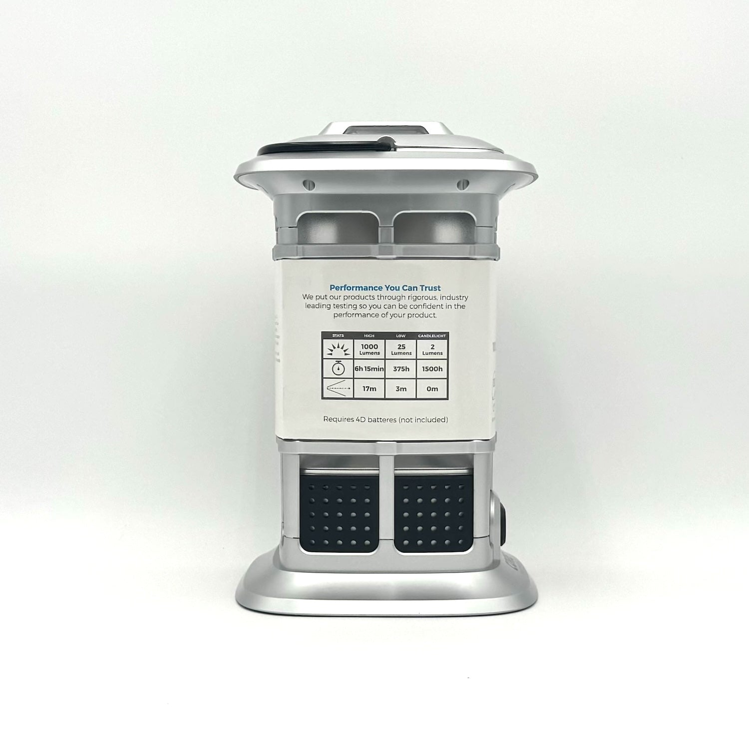 Core Equipment 1000 Lumen Warm LED Patio Camping Lantern with Candleli