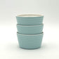 Dowan 6oz Ceramic Round Ramekin Creme Brulee Bowls Set of 6