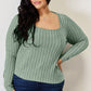 Basic Bae Full Size Ribbed Long Sleeve T-Shirt by VYSN