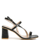 EFFIEO Croc Texture Block Heel Sandals by VYSN