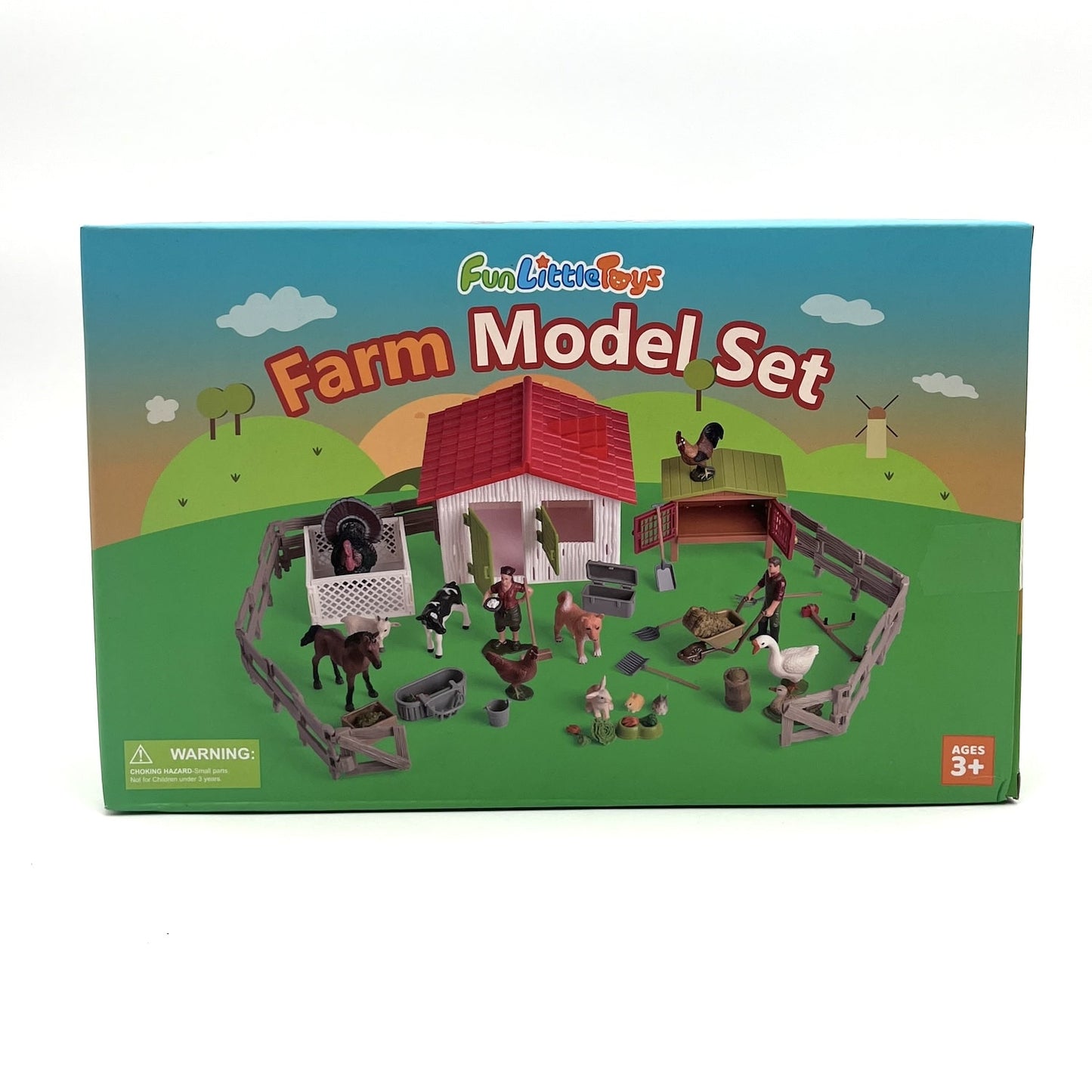 Fun Little Toys Farm Model Set, 59 pcs