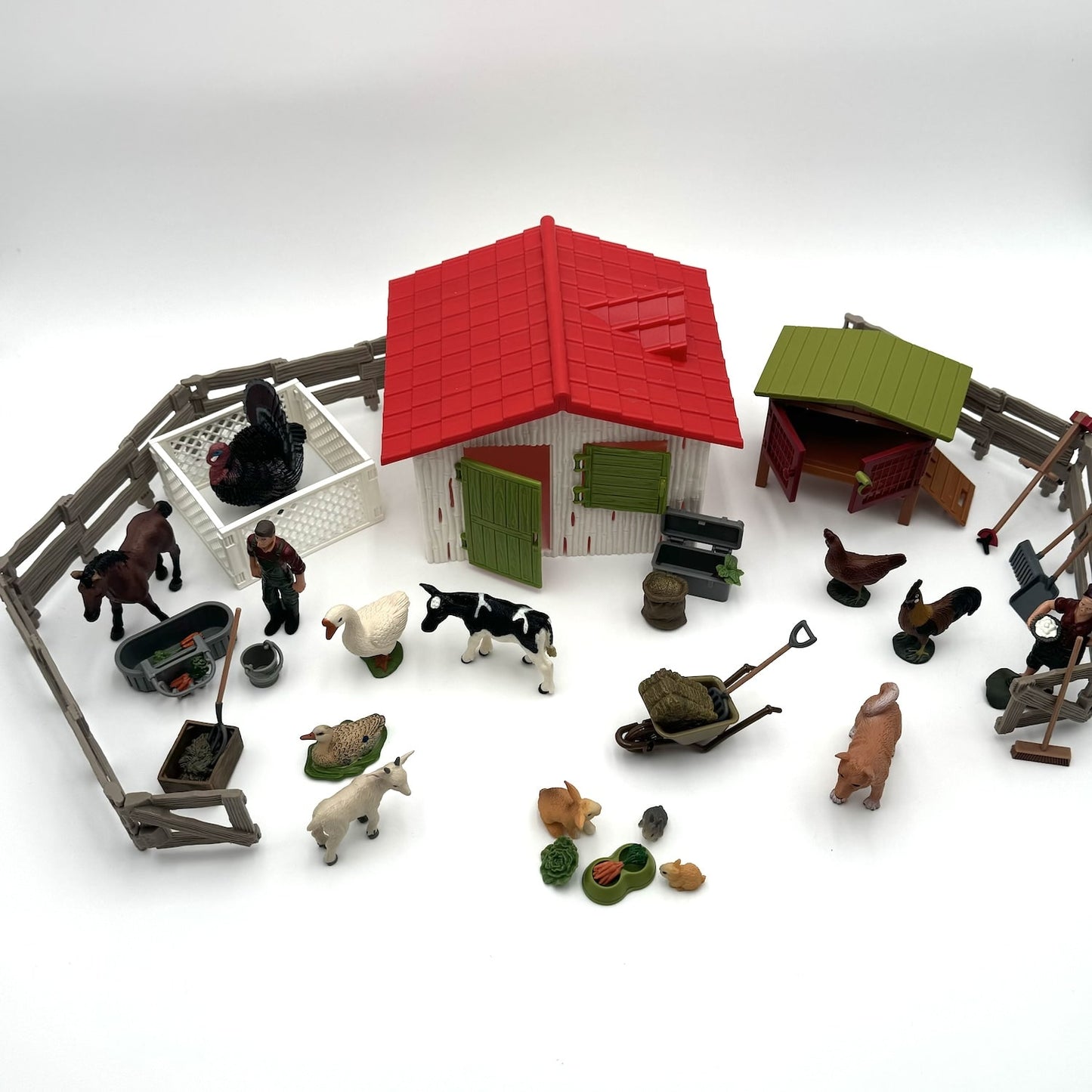 Fun Little Toys Farm Model Set, 59 pcs