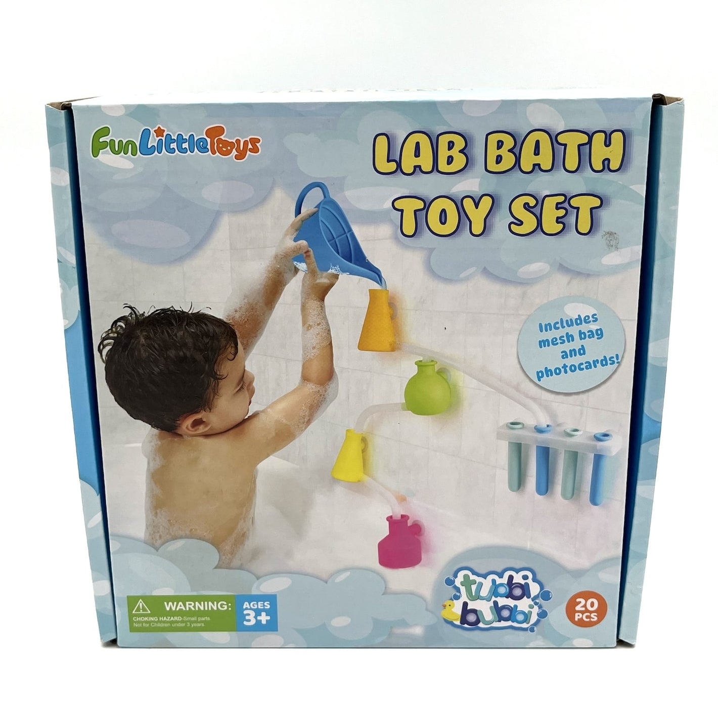 Fun Little Toys Lab Bath Toy Set, 20 pcs