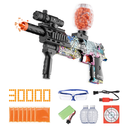 Contixo GB1 Graffiti Automatic Gel Ball Blaster with 30,000 Gel Beads by Contixo