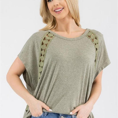 Light Green Subtle Details Top by VYSN