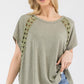 Light Green Subtle Details Top by VYSN