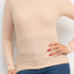 Mock Neck Long Sleeve Top by VYSN