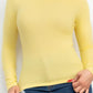 Mock Neck Long Sleeve Top by VYSN