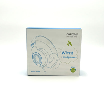 MPOW CH6 Kids Wired Headphones, BH297B, Blue