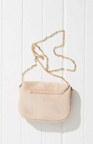 Surry Suede Mini Flap Bag Vegan Leather by VYSN