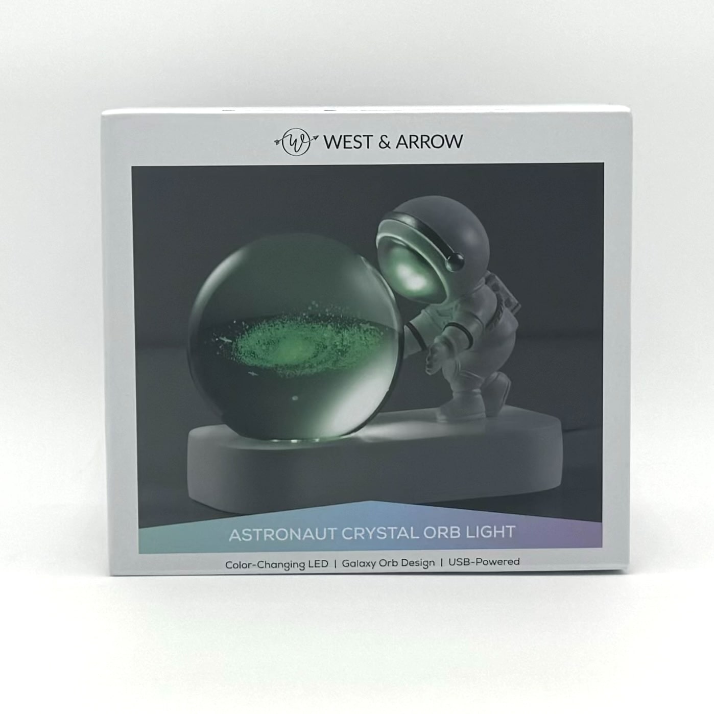 Astronaut Crystal Orb Light West & Arrow