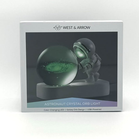 West & Arrow Astronaut Crystal Orb Light